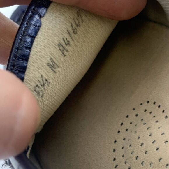 SAS Simplify Everyday Loafer Navy Blue Leather Moc Toe Slip On Womens Size 8.5 M - Picture 9 of 12